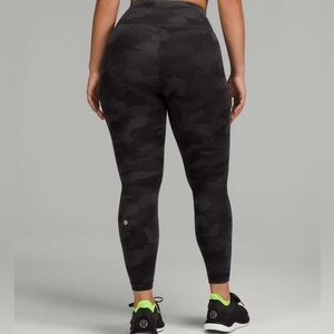 Lululemon Base Pace High-Rise Running Tight Heritage 365 Camo Deep Coal Multi